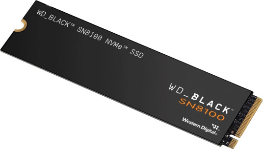 WD Black SN8100 1TB M.2 PCIe 5.0 NVMe SSD uten varmespreder