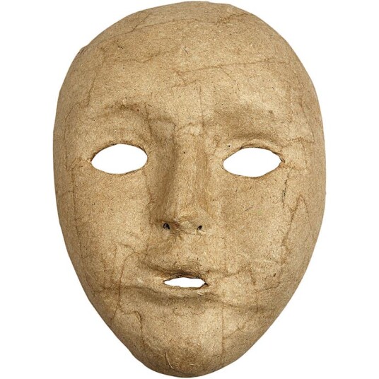 Creativ Company Helmaske av Pappmaché 175x125 cm 1 Stk