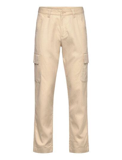 Mango Cotton Lyocell Cargo Pants - Cream - 38