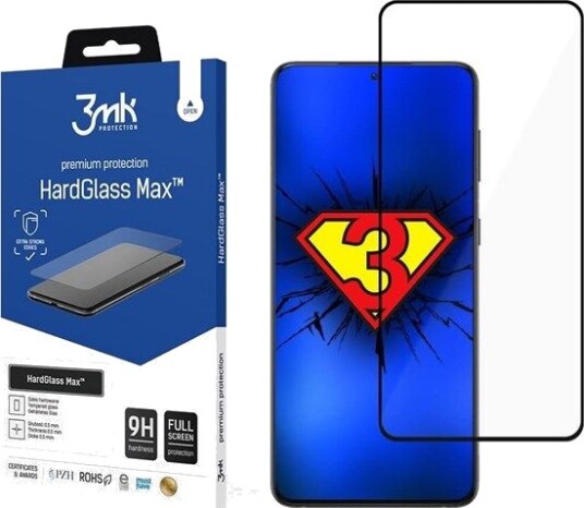 3mk 9H HardGlass Max glass for Samsung Galaxy S21 FE 5G