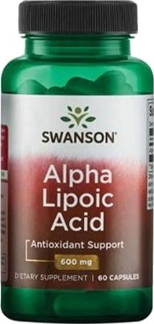 Swanson - Alpha Lipoic Acid - 600mg - 60 caps