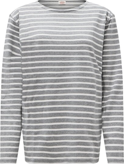 Armor Lux Striped Breton Shirt Héritage GREY / MILK XXL Armor Lux Striped Breton Shirt Héritage GREY / MILK XXL