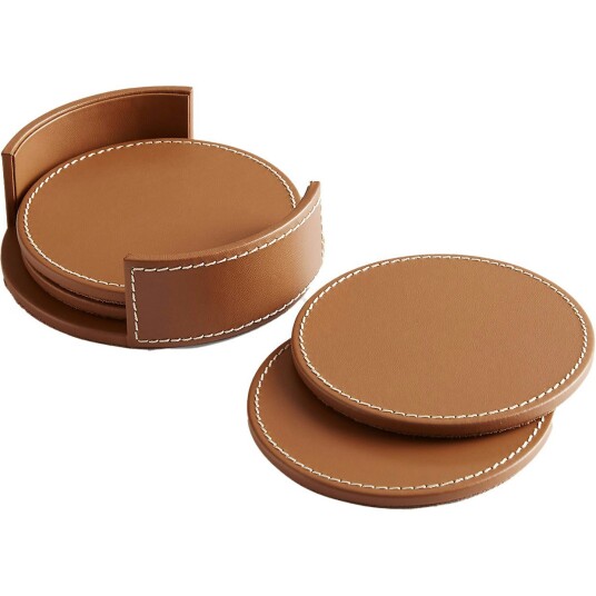 Ralph Lauren Wyatt Glassunderlag Saddle 4 pk