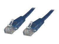 MicroConnect - Nettverkskabel - RJ-45 (hann) til RJ-45 (hann) - 1.5 m - UTP - CAT 5e - med støvel - blå