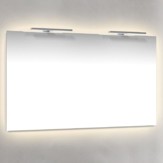 Macro Design Speil T belysning LED med Ambilight Krom / 120cm