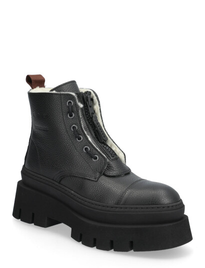 Copenhagen Studios Cph693 Grainy Leather Teddy Black - Black - 41