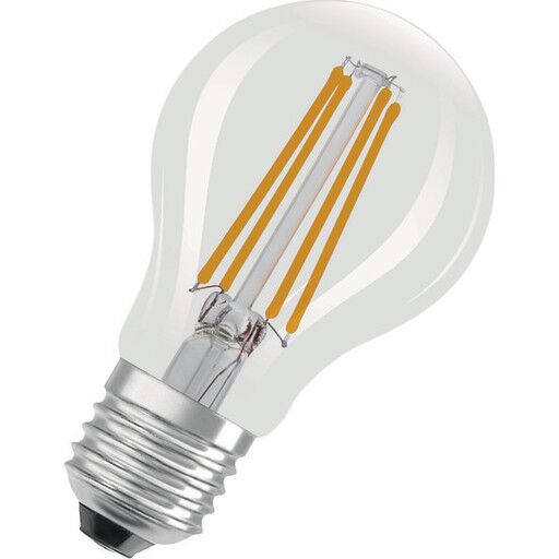 Ledvance E27 standardpære 2700K 5,9W clear 105 x 60 mm