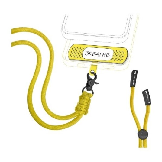 SBS UNIVERSAL PATCH-HALSSTROPP FOR SMARTTELEFON, GUL
