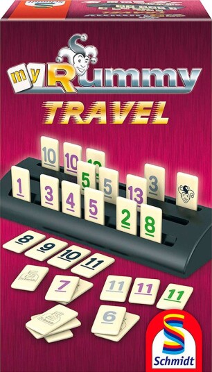 Schmidt Spiele MyRummy Reiseforpakning – Engelsk 8+ År 2-4 Spillere Schmidt Spiele MyRummy Reiseforpakning – Engelsk 8+ År 2-4 Spillere
