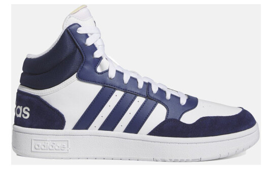 Adidas Hoops 3.0 Mid Ftwwht/Dkblue/Dkblue 44 (Uk 9.5) Sneakers