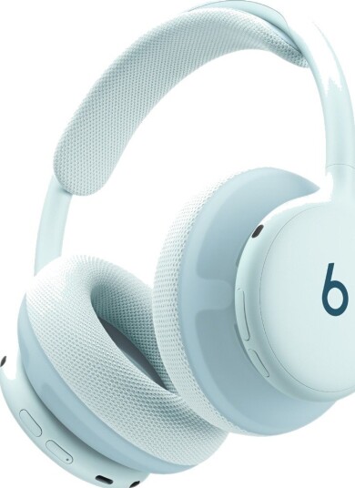 Beats 360 trådløse lukkede hodetelefoner – himmelblå med Knit-puter i himmelblå