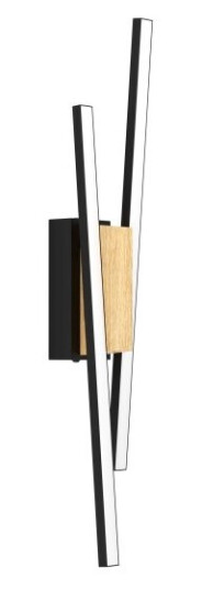 Eglo Panagria Wall 226,3W 1510Lm Sort/Tre Fsc Eglo Panagria Wall 226,3W 1510Lm Sort/Tre Fsc
