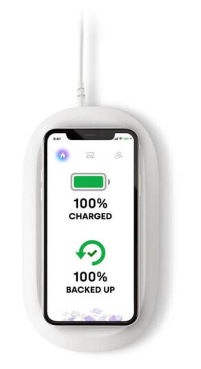SanDisk iXpand 128GB Trådløs Lader med 1.8m Kabel Hvit
