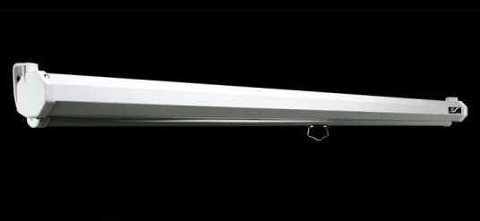 ELITE SCREENS Screens 16:9 lerret 204X115cm 92", Standard format, Manuelt, hvitt kabinett ELITE SCREENS Screens 16:9 lerret 204X115cm 92", Standard format, Manuelt, hvitt kabinett