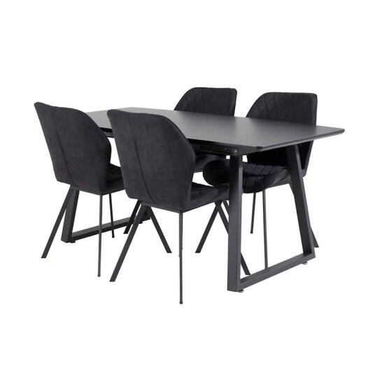 Venture Home Spisegruppe Venture Home Ina med 4 Geneva Stoler GR20344