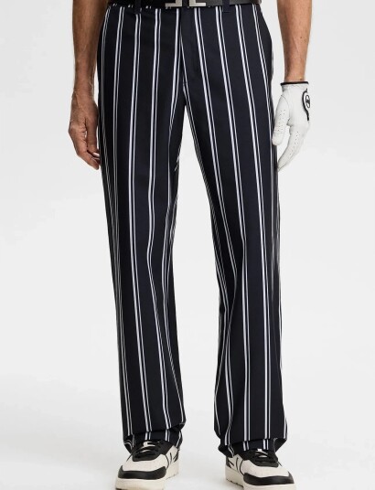J. Lindeberg 30Y Devyn Striped Golf Pant Black 44