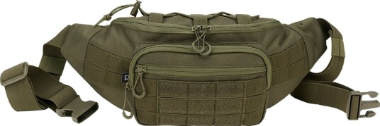 Brandit MOLLE Midjeveske / Crossbody 600D Polyester Oliven