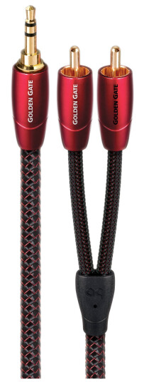 AudioQuest Golden Gate MJ Minijack kabel Rød AudioQuest Golden Gate MJ Minijack kabel Rød