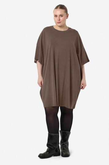 Noisy May Curve T shirtkjole nmMocca 2/4 Boxy Curve NO Brun