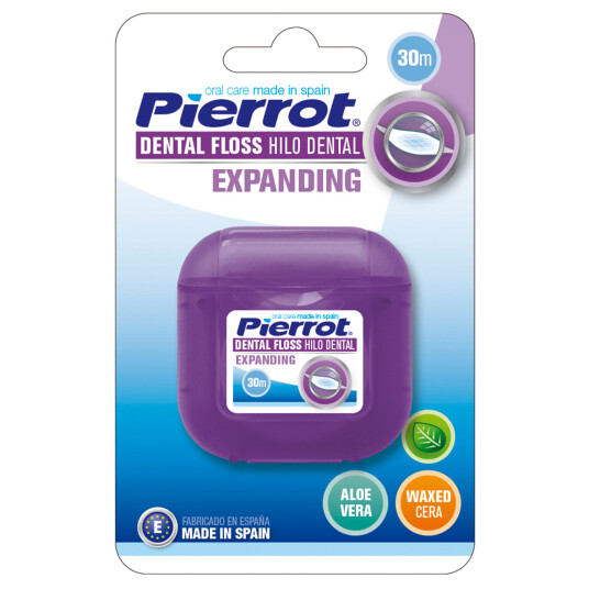 Pierrot Floss Expanding Waxed Aloe Vera + Mint