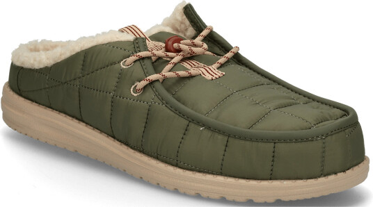 Hey Dude Wally Slip Camp Nylon - Khaki green - 46