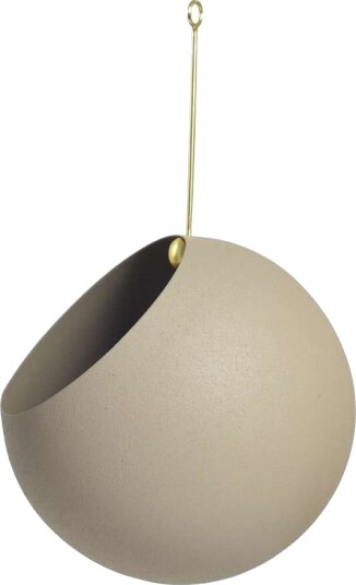 AYTM - Globe Hanging Flowerpot Ø17 Taupe
