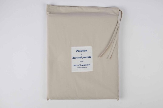 Scandinavian Bedding Dynetrekk børstet percale Beige 150 x 210 Bomull Beige
