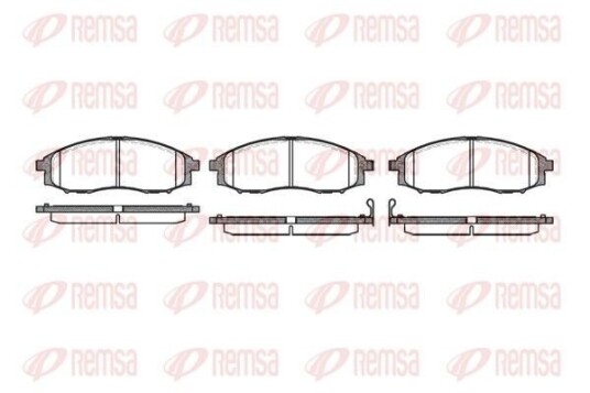 Bremseklosser REMSA 0748.02 Bremseklosser REMSA 0748.02