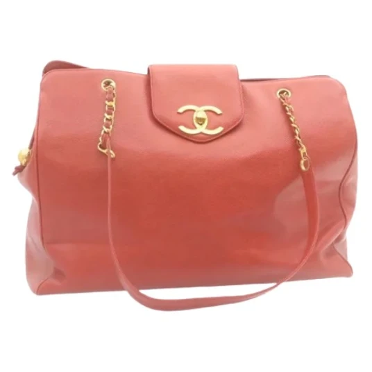 Chanel Vintage Dame Rød