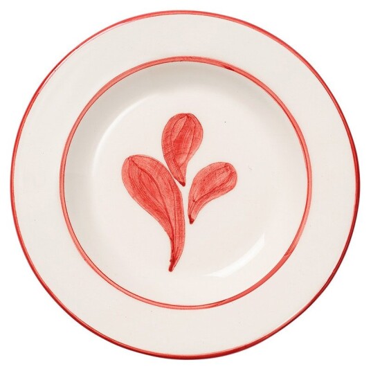 Pick A Poppy New Classic Sidetallerken 15 cm Rød