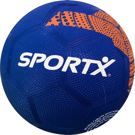 SportX | Tft Street Gummi Fodbold Blue/Orange Str. 5 | ONE SIZE