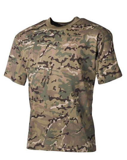 MFH Camouflage T-skjorte for barn Beige