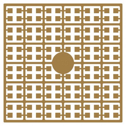 Pixelhobby Midi Perler 179 Bronse hudfarge 2x2mm 140 pixels