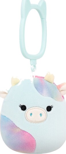 Squishmallows Kosedyr   9 cm   Caedia   Klips på   Squishmallows   OneSize   Kosedyr   Blå