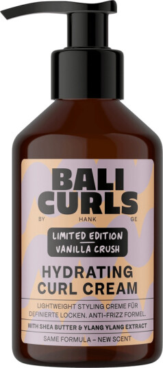 Bali Curls Hydrating Curl Cream Limited Edition 150ml Bali Curls Hydrating Curl Cream Limited Edition 150ml