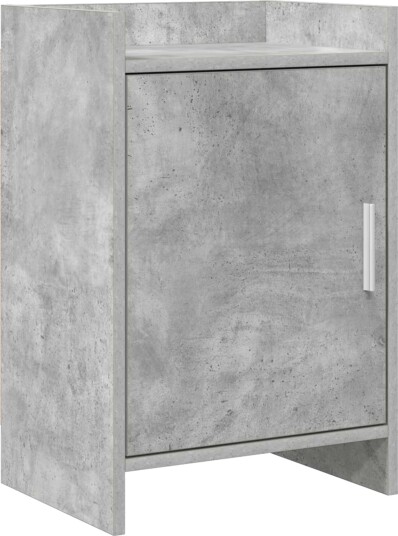  Nattbord Betonggrå 40 x 30 x 60 cm Konstruert tre