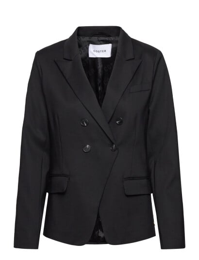 Coster Copenhagen Double-Breasted Blazer With Utility - Black - 36