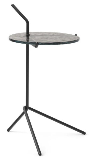 &Tradition Halten SH9 sidebord Smoked glass-warm black