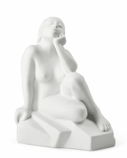Kähler  Moments of Being Silent Change 18,5 cm hvit