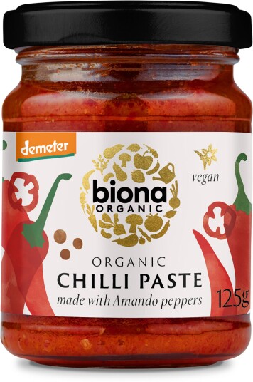 Biona Økologisk Chilipasta Ø Demeter - 125 Gram Biona Økologisk Chilipasta Ø Demeter - 125 Gram