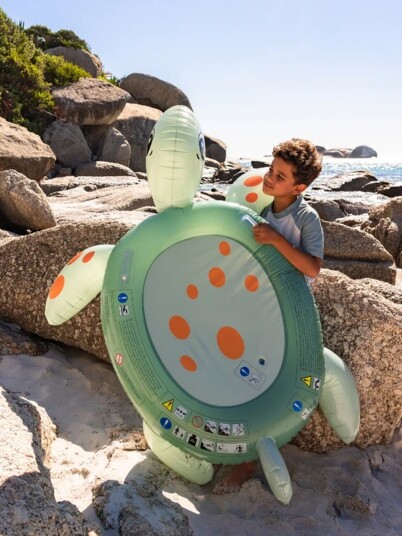 Swim Essentials Inflatable Ride-On 142 Cm Turtle Blue ONE SIZE Swim Essentials Inflatable Ride-On 142 Cm Turtle Blue ONE SIZE