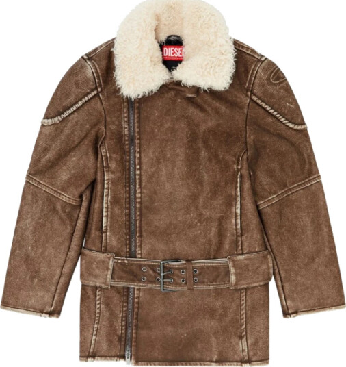 Diesel Dame Jakker Brun XS,