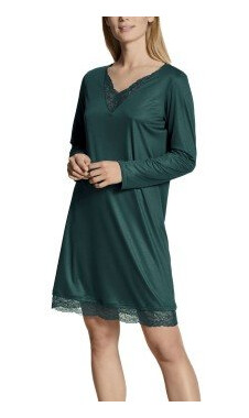 Calida Secret Dreams Sleepshirt Mørkgrørnn XX-Small Dame Calida Secret Dreams Sleepshirt Mørkgrørnn XX-Small Dame