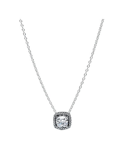 PANDORA Sterling Silver Collier With Clear Cubic Zirconia |Silver |45  cm