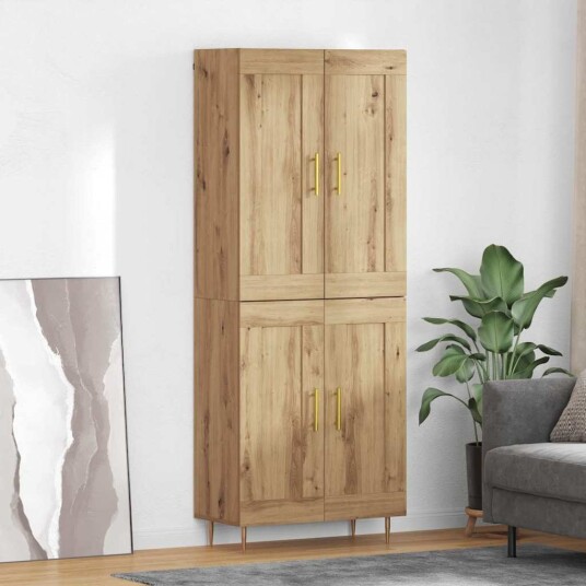 Høyskap Artisan Eik 69,5 x 34 x 180 cm Konstruert tre