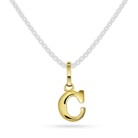 Pan Jewelry, Anheng i 585 gult gull bokstav C Pan Jewelry, Anheng i 585 gult gull bokstav C