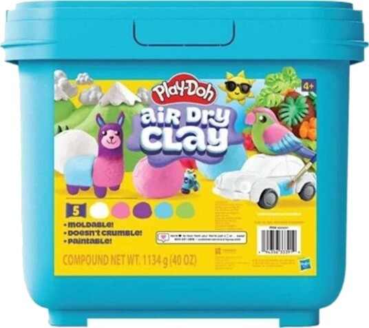 Play Doh Air Clay Color Tub