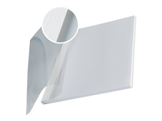 Leitz Impressbind 7 Mm A4 210 X 297 Mm 70 Ark Hvit Med Transparent Frontdekke Mykt Deksel