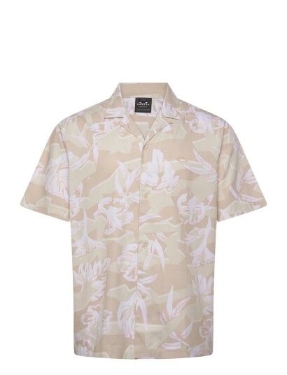 OAKLEY Hibiscus Breeze Shirt - Beige - M OAKLEY Hibiscus Breeze Shirt - Beige - M