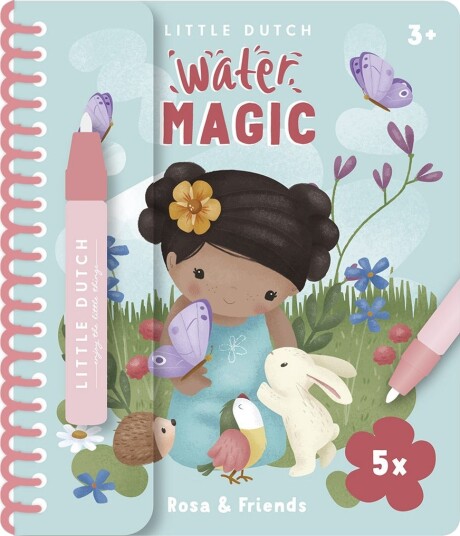 Little Dutch - Water Reveal Book Rosa & Friends - 125476 Little Dutch - Water Reveal Book Rosa & Friends - 125476